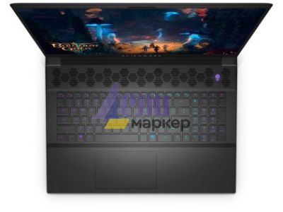 Лаптоп Dell Alienware m18 R2, Intel Core i7 14700HX (20-Core, 33MB L3 Cache, up to 5.5GHz), 18" QHD+ (2560x1600) 165Hz, 3ms, FHD IR Cam, 32 GB,DDR5, 5600 MT/s, 1TB SSD, RTX 4070 8GB GDDR6, Wifi 7 , BT, Win11 Pro, Dark Metallic Moon+Dell Alienware AW920H