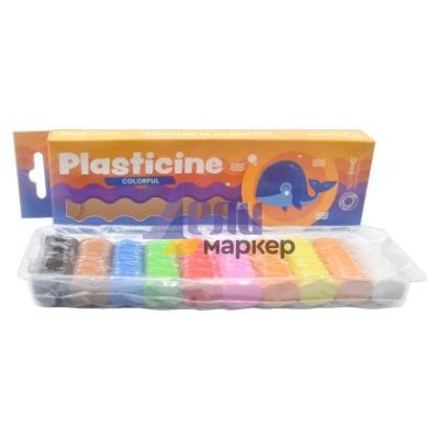 Пластилин Bluering 10 цвята 10x21 g