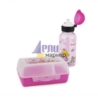 Кутия и бутилка Tefal Tritan Princess Комплект