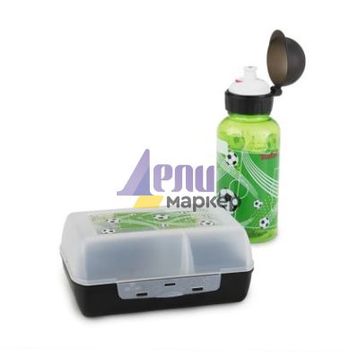 Кутия и бутилка Tefal Tritan Soccer Комплект