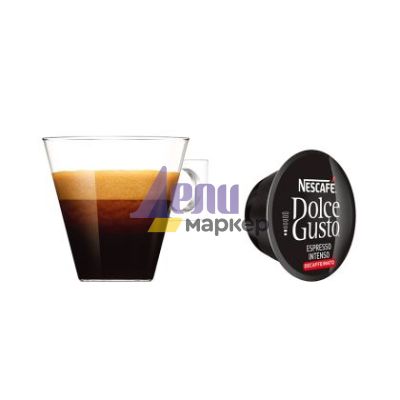 Кафе капсула NESCAFE® Dolce Gusto® Espresso Intenso Decaffeinato 16 бр.