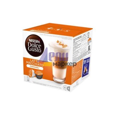 Кафе капсула NESCAFE® Dolce Gusto® Latte Macchiato Caramel 16 бр.