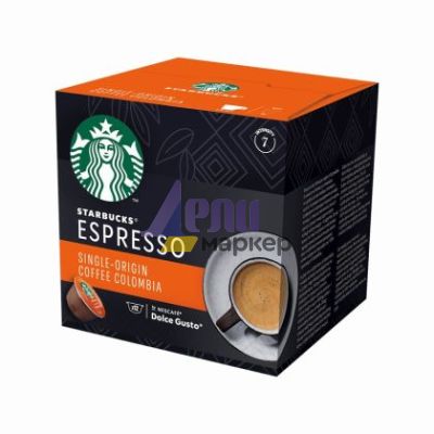 Кафе капсула STARBUCKS® Coffee Colombia 12 бр., съвместими с Dolce Gusto®