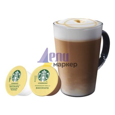 Кафе капсула STARBUCKS® Vanilla Macchiato 12 бр., съвместими с Dolce Gusto®