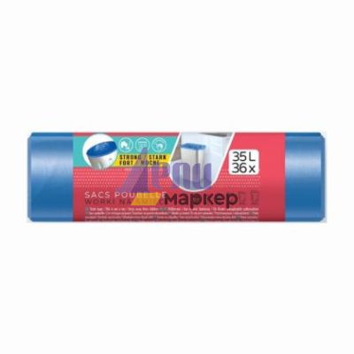 Торби за смет viGO! 35 L, 48х57 cm, 36 бр., Син