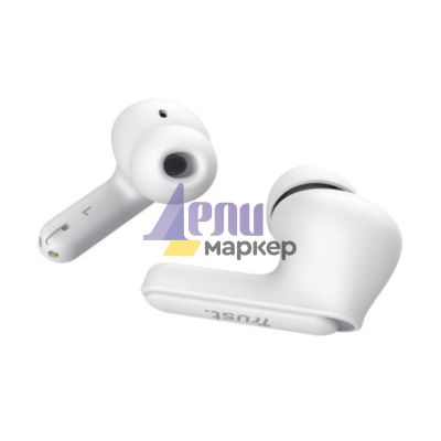 Слушалки TRUST Yavi Bluetooth ENC Earbuds White
