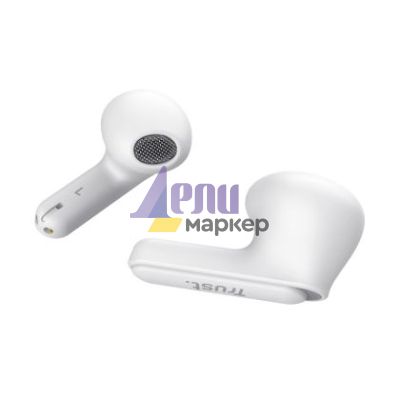 Слушалки TRUST Yavi Bluetooth ENC Earphones White