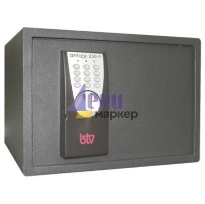 Електронен сейф BTV Office 250P 35x25x25 cm, 21.8 l, 11.5 kg Сив