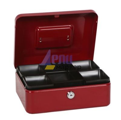 Метална каса BTV 30 30x24x9 cm Червен