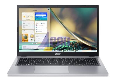Лаптоп Acer Aspire 3, A315-24P-R1PN, AMD Ryzen 5 7520U (2.8GHz up to 4.30GHz, 4MB), 15.6" FHD IPS (1920x1080) AG, HD Cam, 8GB LPDDR5, 512GB SSD PCIe, Radeon 610M Graphics, HD Cam + Mic, 802.11AX, BT 5.2, Linux, Silver