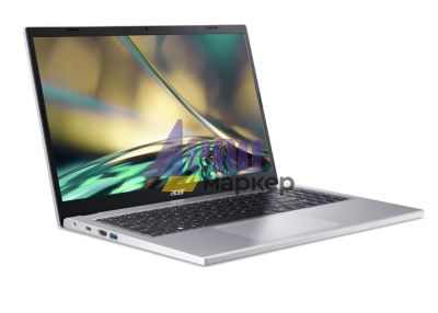 Лаптоп Acer Aspire 3, A315-24P-R1PN, AMD Ryzen 5 7520U (2.8GHz up to 4.30GHz, 4MB), 15.6" FHD IPS (1920x1080) AG, HD Cam, 8GB LPDDR5, 512GB SSD PCIe, Radeon 610M Graphics, HD Cam + Mic, 802.11AX, BT 5.2, Linux, Silver