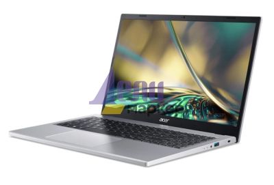 Лаптоп Acer Aspire 3, A315-24P-R1PN, AMD Ryzen 5 7520U (2.8GHz up to 4.30GHz, 4MB), 15.6" FHD IPS (1920x1080) AG, HD Cam, 8GB LPDDR5, 512GB SSD PCIe, Radeon 610M Graphics, HD Cam + Mic, 802.11AX, BT 5.2, Linux, Silver