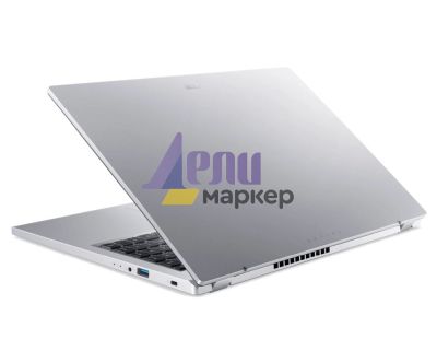 Лаптоп Acer Aspire 3, A315-24P-R1PN, AMD Ryzen 5 7520U (2.8GHz up to 4.30GHz, 4MB), 15.6" FHD IPS (1920x1080) AG, HD Cam, 8GB LPDDR5, 512GB SSD PCIe, Radeon 610M Graphics, HD Cam + Mic, 802.11AX, BT 5.2, Linux, Silver