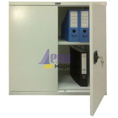 Метален шкаф Практик AM 0891 С един рафт, 91.5x45.8x83.2 cm Сив