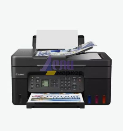 Мастилоструйно многофункционално устройство Canon PIXMA G4470 All-In-One, Black + Canon Plus Glossy II PP-201, 10x15 cm, 50 sheets