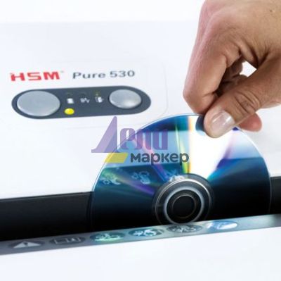Шредер HSM Pure 530 X16 16 листа, 80 l