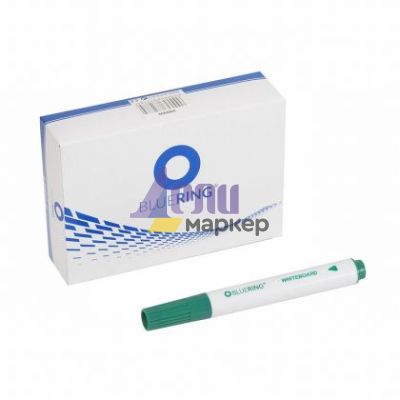 Маркер бяла дъска Bluering Объл връх 2-3 mm Зелен