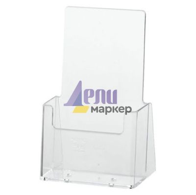 Поставка за брошури Jansen D13A4P DL, 114x181x65 mm Прозрачна