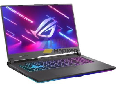 Лаптоп Asus ROG Strix G17 G713RW-LL070W, AMD Ryzen 9 6900XH., 17.3" WQHD AG (2560 x 1440)240Hz,16GB DDR5 4800MHz (2x8 GB), PCIE 4.0 NVME 1TB M.2 SSD,GeForce RTX 3070 Ti  8GB GDDR6 , WiFi 6, RGB Per-Key Kbd, Eclipse Gray