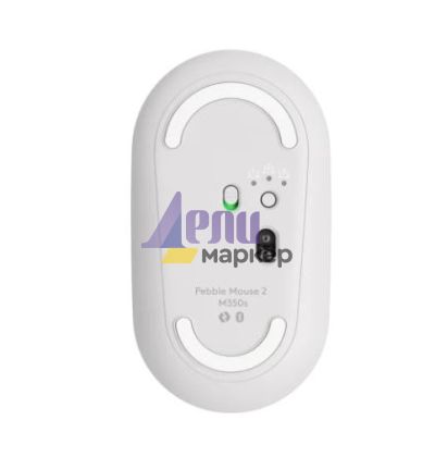 Мишка Logitech Pebble Mouse 2 M350s - TONAL WHITE - BT - N/A - EMEA-808 - DONGLELESS