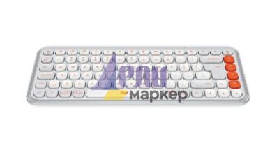 Клавиатура Logitech Pop Icon Keys - White - US INT'L - BT - N/A - INTNL-973