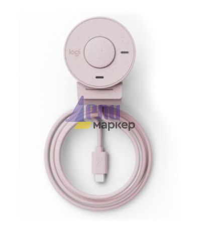 Уебкамера Logitech Brio 300 Full HD webcam - ROSE - USB - N/A - EMEA28-935