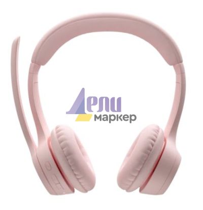 Слушалки Logitech Zone 300 - ROSE - EMEA28-935
