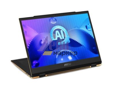 Лаптоп MSI Summit E13 AI Evo A1MTG, Intel Core Ultra 7 155H (16C/22T, up to 4.8 GHz, 24MB), 13.3" 16:10 FHD+ (1920x1200), Touchscreen, IPS, Intel Arc GPU, 32GB LPDDR5, 1TB NVMe Gen4x4 SSD, Intel Killer Wi-Fi 7, Windows 11 Pro, 4 cell 70.07Whr, MSI Pen 2,
