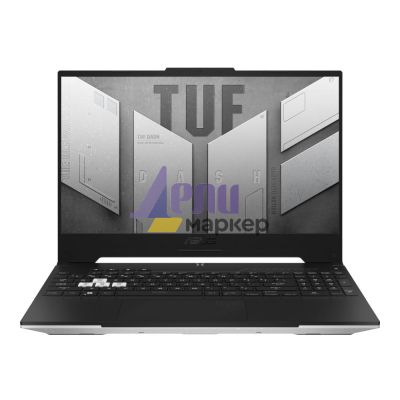 Лаптоп Asus TUF Dash F15 FX517ZE-HN002,Intel i7-12650H, 2.3 GHz (24M Cache, up to 4.7 GHz, 10 cores: 6 P-cores and 4 E-cores),15.6" FHD IPS AG (1920x1080)144 Hz,16GB DDR5 4800,PCIE NVME 512 GB M.2 SSD, NVIDIA GeForce RTX 3050 Ti 4GB GDDR6,Wi-Fi 6,RGB Kbd,