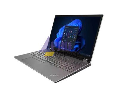 Лаптоп Lenovo ThinkPad P16 G1 Intel Core i7-12800HX (up to 4.8GHz, 25MB), 16GB(8+8) DDR5 4800MHz, 512GB SSD, 16" WUXGA (1920x1200) IPS AG, NVIDIA RTX A2000/8GB, WLAN, BT, FHD 1080p Cam, FPR, SCR, Backlit KB, Color Calibration, 6cell, Win11Pro, 3Y