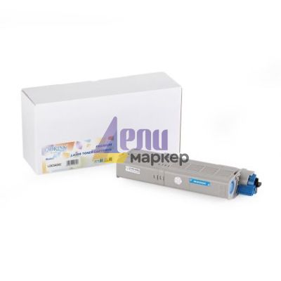 Тонер касета Cyan OKI 46490607 PREMIUM Съвместим консуматив, стандартен капацитет 6 000 стр.
