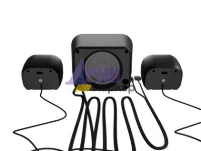 Тонколони Natec Speakers Pug 11w rms 2.1, Black