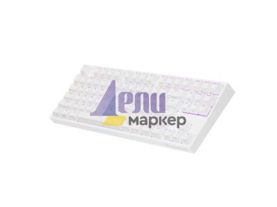 Клавиатура Genesis Gaming Keyboard Thor 404 TKL White RGB Backlight US Layout Brown Switch