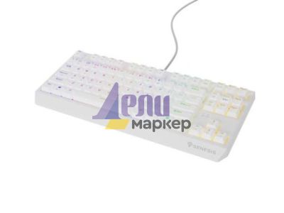 Клавиатура Genesis Gaming Keyboard Thor 230 TKL US RGB Mechanical Outemu Red White Hot Swap