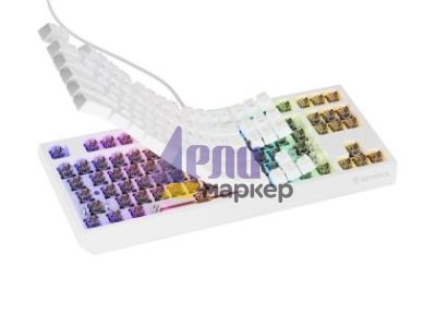 Клавиатура Genesis Gaming Keyboard Thor 230 TKL US RGB Mechanical Outemu Brown White Hot Swap