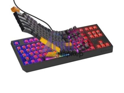 Клавиатура Genesis Gaming Keyboard Thor 230 TKL Anchor Gray Negative US RGB Mechanical Outemu Red