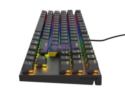 Клавиатура Genesis Mechanical Gaming Keyboard Thor 303 TKL RGB Backlight Brown Switch US Layout Black