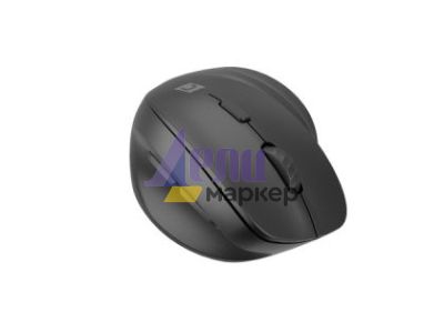 Мишка Natec Vertical Mouse Crake 2  BLUETOOTH 5.2 + 2.4GHZ BLACK 2400dpi, Left handed, black