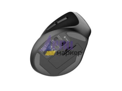 Мишка Natec Vertical Mouse Crake 2  BLUETOOTH 5.2 + 2.4GHZ BLACK 2400dpi, Left handed, black
