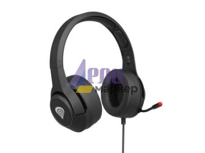 Слушалки Genesis Headset Argon 600 With Microphone Adapter Black