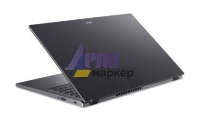 Лаптоп Acer Aspire 5, A515-58P-36JU, Intel Core i3-1315U (3.3GHz up to 4.50GHz, 10MB), 15.6" FHD (1920 x 1080) IPS SlimBezel, 16 GB LPDDR5, 512GB PCIe NVMe SSD, Intel UMA, Wifi 802.11AX, BT, HD Cam+mic, No OS, Gray+Acer Wireless Slim Mouse M502 WWCB, Mist