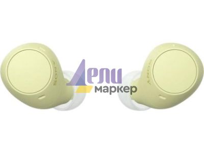 Слушалки Sony Headset WF-C510, yellow