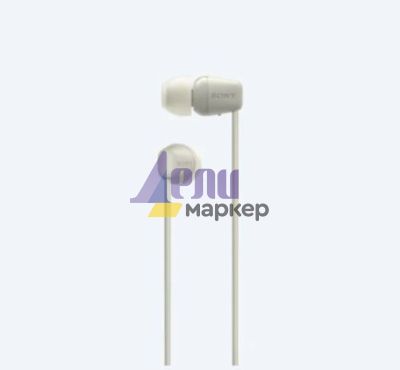 Слушалки Sony Headset WI-C100, taupe