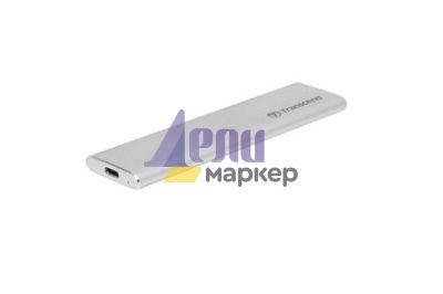 Кутия за твърд диск Transcend M.2 2280/2260, USB3.1 SSD Enclosure Kit, Silver