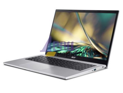 Лаптоп Acer Aspire 3, A315-59-37WG, Intel Core i3-1215U (up to 4.4 GHz, 10MB), 15.6" FHD (1920x1080) IPS SlimBezel LED, HD Cam, 8GB DDR4, 512GB SSD PCIe, INTEL UMA, 2x2 802.11ac, BT 5.0, Linux, Silver