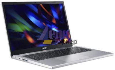 Лаптоп Acer Extensa EX215-33-34RK, Intel Core i3-N305 (up to 3.8 GHz, 6MB), 15.6" FHD (1920x1080), 8GB LPDDR5, SSD 512GB NVMe, Intel UMA, 802.11ac+ax, HD camera, BT, Win 11 Pro EDU, 2Y Warranty, Silver
