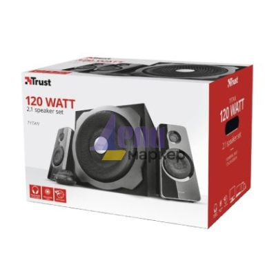 Аудио система TRUST Tytan 2.1 Subwoofer Speaker Set - black