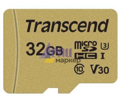 Памет Transcend 32GB micro SD UHS-I U3 (with adapter), MLC