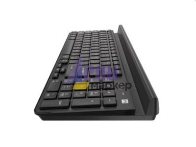 Комплект Natec Keyboard Felimare US Layout Wireless Bluetooth + 2.4 GHz Slim Pnone/Tablet Holder, Black