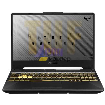 Лаптоп Asus TUF F15 FX506HC-HN006, Intel i5-11400H 2.7 GHZ (12M cache, up to 4.5GHz 6, cores), 15.6" FHD AG (1920x1080)144Hz, 16GB DDR4 3200MHz (2x8 GB), PCIE NVME 512GB M.2 SSD, NVIDIA GeForce GTX3050 4GB GDDR6, WiFi 6, RGB Illum. Kbd, no OS, Eclipse Gra